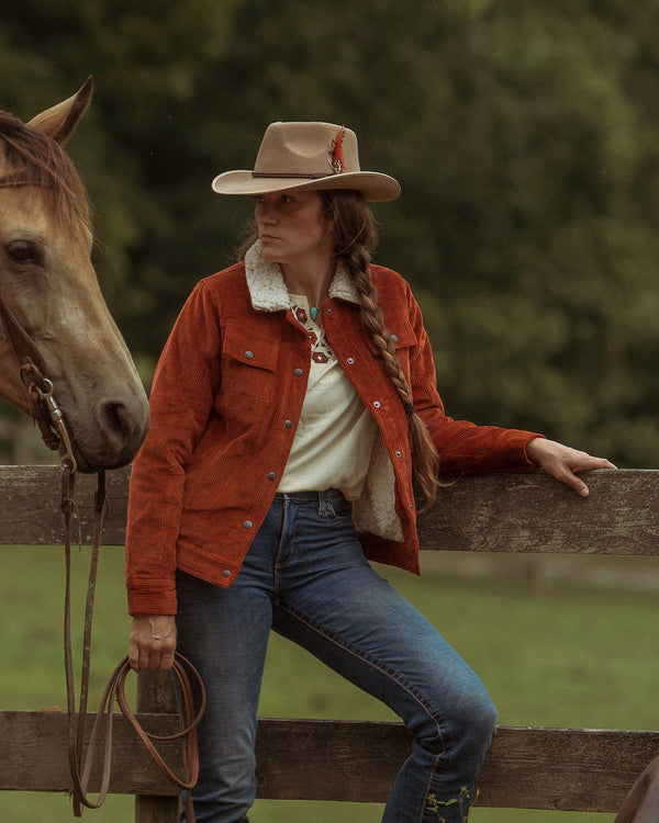 Outback Trading Co (NZ)  Georgia Corduroy Button Up Jacket