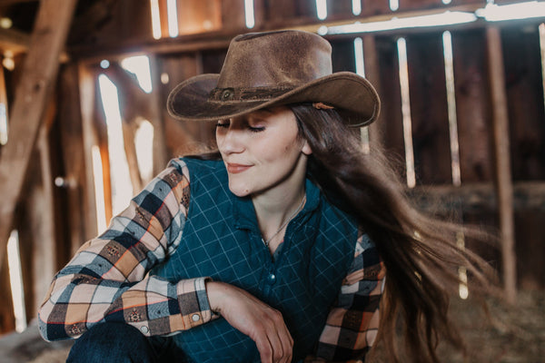 Outback Trading Co (NZ)  Ridge Leather Hat