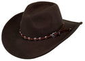 Outback Trading Co (NZ)  Wallaby Wool Hat BROWN / S 1320-BRN-SM