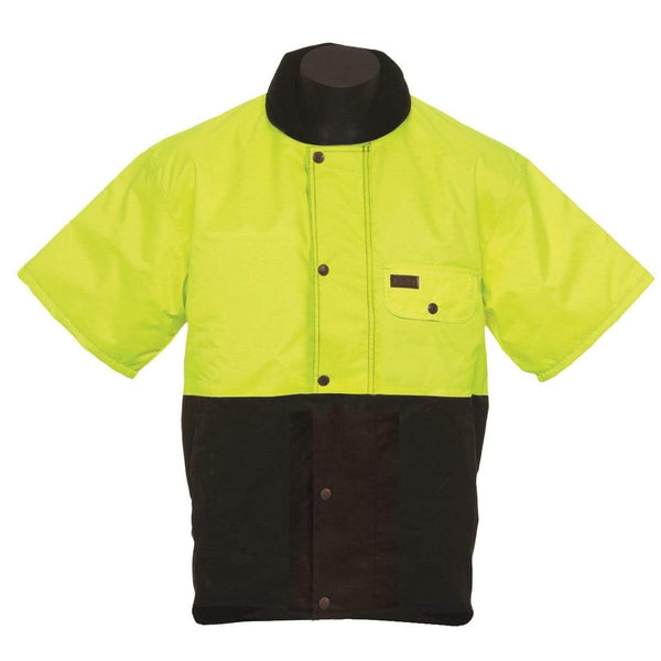 Outback Trading Company Hi-Vis Sleeved Vest YELLOW / SM 6040-YEL-SM