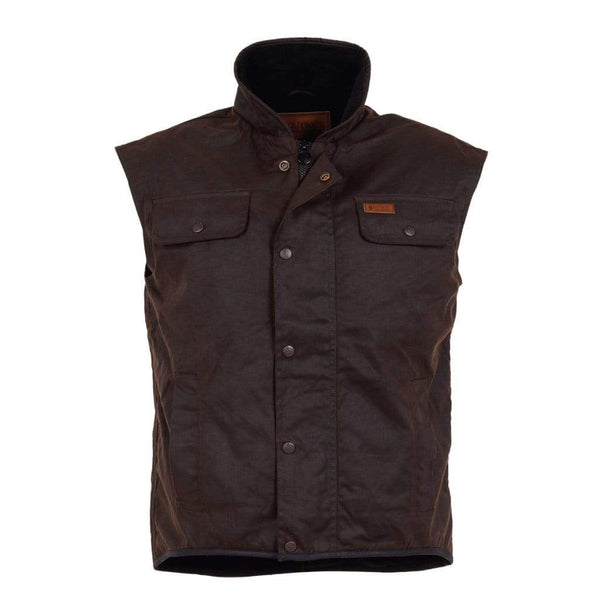 Outback Trading Company Outback Oilskin Vest (unisex) BROWN / XS 6036-BN-XS