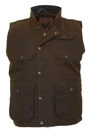Outback Trading Company Overlander Vest BROWN / SM 2153-BN-S